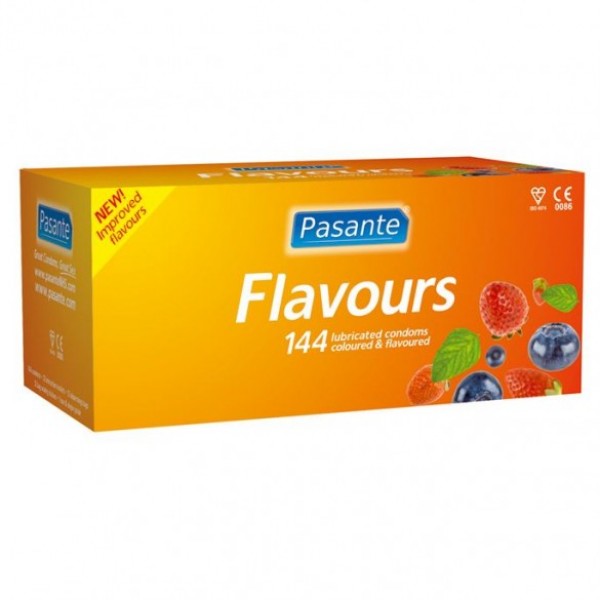 Pasante Mixed Flavours Condoms Clinic Pack 144 Pasante Mixed Flavours Condoms Clinic Pack 144